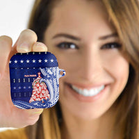 Northern Mariana Islands Christmas AirPods Case Seashell Xmas Tree Tribal Waves DT05 - Polynesian Pride