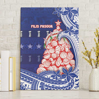 Northern Mariana Islands Christmas Canvas Wall Art Seashell Xmas Tree Tribal Waves - Polynesian Pride