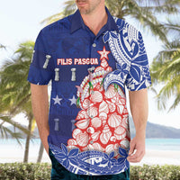 Northern Mariana Islands Christmas Hawaiian Shirt Seashell Xmas Tree Tribal Waves DT05 - Polynesian Pride