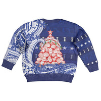 Northern Mariana Islands Christmas Kid Ugly Christmas Sweater Seashell Xmas Tree Tribal Waves DT05 - Polynesian Pride