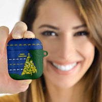 Solomon Islands Christmas AirPods Case Seashell Xmas Tree Tribal Waves DT05 - Polynesian Pride