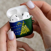 Solomon Islands Christmas AirPods Case Seashell Xmas Tree Tribal Waves DT05 - Polynesian Pride