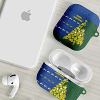 Solomon Islands Christmas AirPods Case Seashell Xmas Tree Tribal Waves DT05 - Polynesian Pride