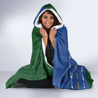 Solomon Islands Christmas Hooded Blanket Seashell Xmas Tree Tribal Waves DT05 - Polynesian Pride