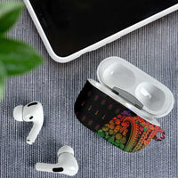 New Caledonia Christmas AirPods Case Seashell Xmas Tree Tribal Waves - Polynesian Pride