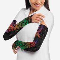 New Caledonia Christmas Arm Sleeves Seashell Xmas Tree Tribal Waves DT05 - Polynesian Pride