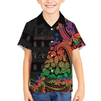 New Caledonia Christmas Hawaiian Shirt Seashell Xmas Tree Tribal Waves DT05 - Polynesian Pride