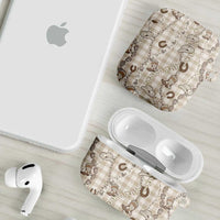 Hawaii Palaka Cowboy AirPods Case Shell Maile Lei With Western Patterns DT05 - Polynesian Pride