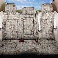 Hawaii Palaka Cowboy Back Car Seat Cover Shell Maile Lei With Western Patterns - Polynesian Pride