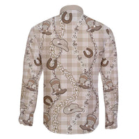 Hawaii Palaka Cowboy Family Matching Summer Maxi Dress and Hawaiian Shirt Shell Maile Lei With Western Patterns - Polynesian Pride