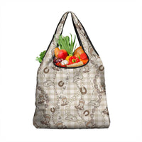 Hawaii Palaka Cowboy Grocery Bag Shell Maile Lei With Western Patterns - Polynesian Pride