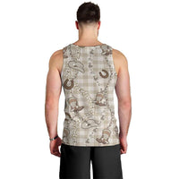 Hawaii Palaka Cowboy Men Tank Top Shell Maile Lei With Western Patterns DT05 - Polynesian Pride
