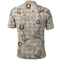 Hawaii Palaka Cowboy Polo Shirt Shell Maile Lei With Western Patterns - Polynesian Pride