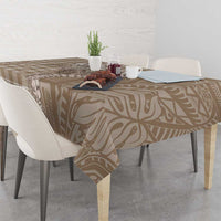 Beige Hawaii Palaka Cowboy Turtle Tablecloth Hawaiian Paniolo Puakenikeni Maile Lei DT05 - Polynesian Pride