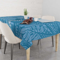 Blue Hawaii Palaka Cowboy Turtle Tablecloth Hawaiian Paniolo Puakenikeni Maile Lei DT05 - Polynesian Pride
