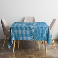 Blue Hawaii Palaka Cowboy Turtle Tablecloth Hawaiian Paniolo Puakenikeni Maile Lei DT05 - Polynesian Pride