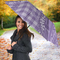 Purple Hawaii Palaka Cowboy Turtle Umbrella Hawaiian Paniolo Puakenikeni Maile Lei - Polynesian Pride
