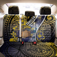 Tokelau Back Car Seat Cover National Badge Waves Style