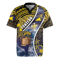 Personalised Tokelau Rugby Jersey National Badge Waves Style