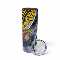 Personalised Tokelau Skinny Tumbler National Badge Waves Style