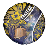 Tokelau Spare Tire Cover National Badge Waves Style