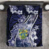 Pitcairn Islands Bedding Set Coat Of Arms Waves Style