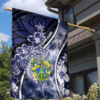 Pitcairn Islands Garden Flag Coat Of Arms Waves Style