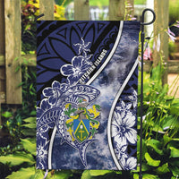 Pitcairn Islands Garden Flag Coat Of Arms Waves Style