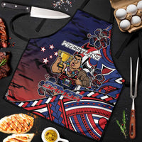 Samoa Wrestling Apron Polynesian Warrior Funny Style - Polynesian Pride