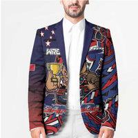 Personalised Samoa Wrestling Blazer Polynesian Warrior Funny Style - Polynesian Pride