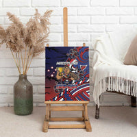 Samoa Wrestling Canvas Wall Art Polynesian Warrior Funny Style DT05 - Polynesian Pride