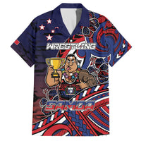 Personalised Samoa Wrestling Family Matching Off The Shoulder Long Sleeve Dress and Hawaiian Shirt Polynesian Warrior Funny Style - Polynesian Pride