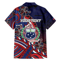 Personalised Samoa Wrestling Family Matching Off Shoulder Short Dress and Hawaiian Shirt Polynesian Warrior Funny Style - Polynesian Pride