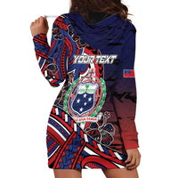 Personalised Samoa Wrestling Hoodie Dress Polynesian Warrior Funny Style DT05 - Polynesian Pride