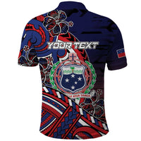 Personalised Samoa Wrestling Polo Shirt Polynesian Warrior Funny Style DT05 - Polynesian Pride