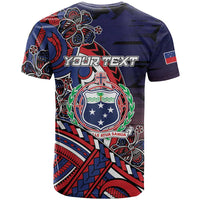 Personalised Samoa Wrestling T Shirt Polynesian Warrior Funny Style - Polynesian Pride