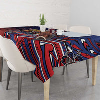 Samoa Wrestling Tablecloth Polynesian Warrior Funny Style DT05 - Polynesian Pride