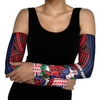 Personalised Samoa Boxing Arm Sleeves Samoan Boxer Funny Style DT05 - Polynesian Pride