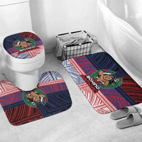 Samoa Boxing Bathroom Set Samoan Boxer Funny Style - Polynesian Pride