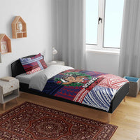 Samoa Boxing Bedding Set Samoan Boxer Funny Style - Polynesian Pride