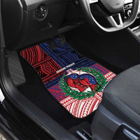Personalised Samoa Boxing Car Mats Samoan Boxer Funny Style - Polynesian Pride