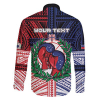 Personalised Samoa Boxing Family Matching Puletasi and Hawaiian Shirt Samoan Boxer Funny Style DT05 - Polynesian Pride