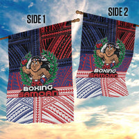 Samoa Boxing Garden Flag Samoan Boxer Funny Style - Polynesian Pride