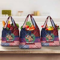 Samoa Boxing Grocery Bag Samoan Boxer Funny Style - Polynesian Pride