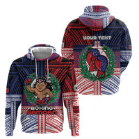 Personalised Samoa Boxing Hoodie Samoan Boxer Funny Style DT05 - Polynesian Pride