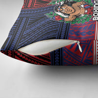 Samoa Boxing Pillow Cover Samoan Boxer Funny Style - Polynesian Pride