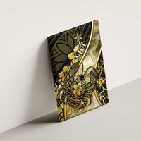Niue Canvas Wall Art Niuean Crab Waves Style DT05 - Polynesian Pride