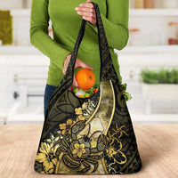 Niue Grocery Bag Niuean Crab Waves Style DT05 - Polynesian Pride