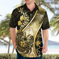 Personalised Niue Hawaiian Shirt Niuean Crab Waves Style DT05 - Polynesian Pride