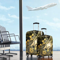 Niue Luggage Cover Niuean Crab Waves Style